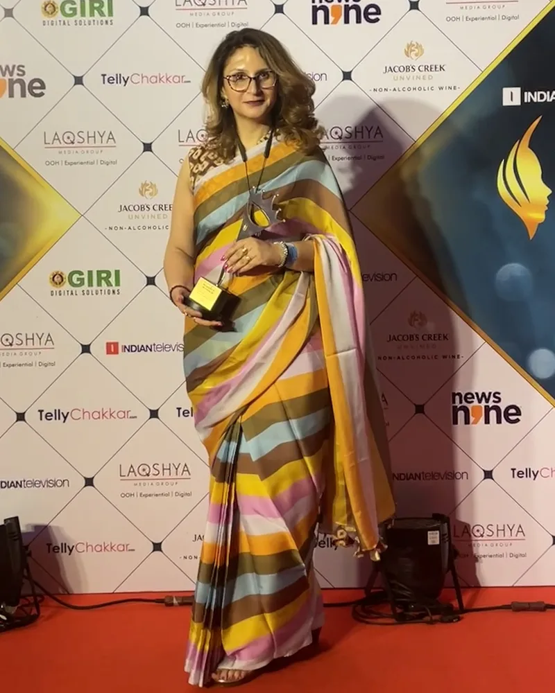 Anjali Dutta at a women leaders award ceremony